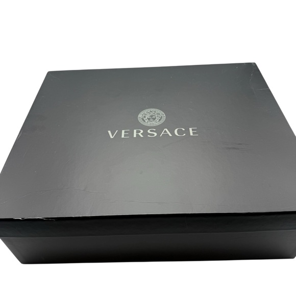 Versace Purple Medusa Aevitas rhinestone Platform Sandals EU 37 - Picture 13 of 14